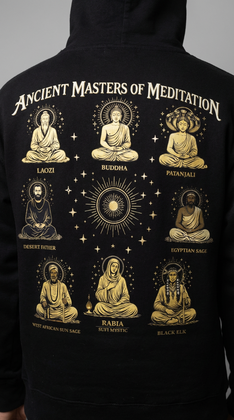 Circle of Light Heavyweight Hoodie — Ancient Masters