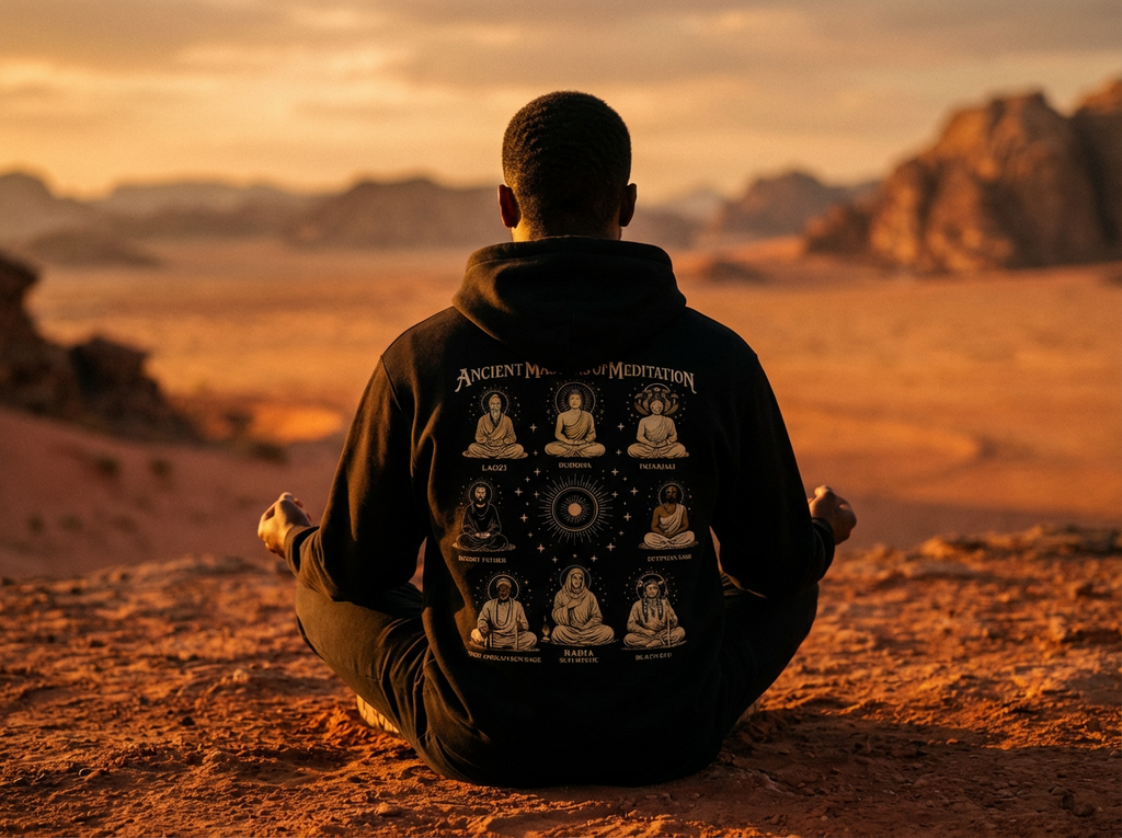 Circle of Light Heavyweight Hoodie — Ancient Masters