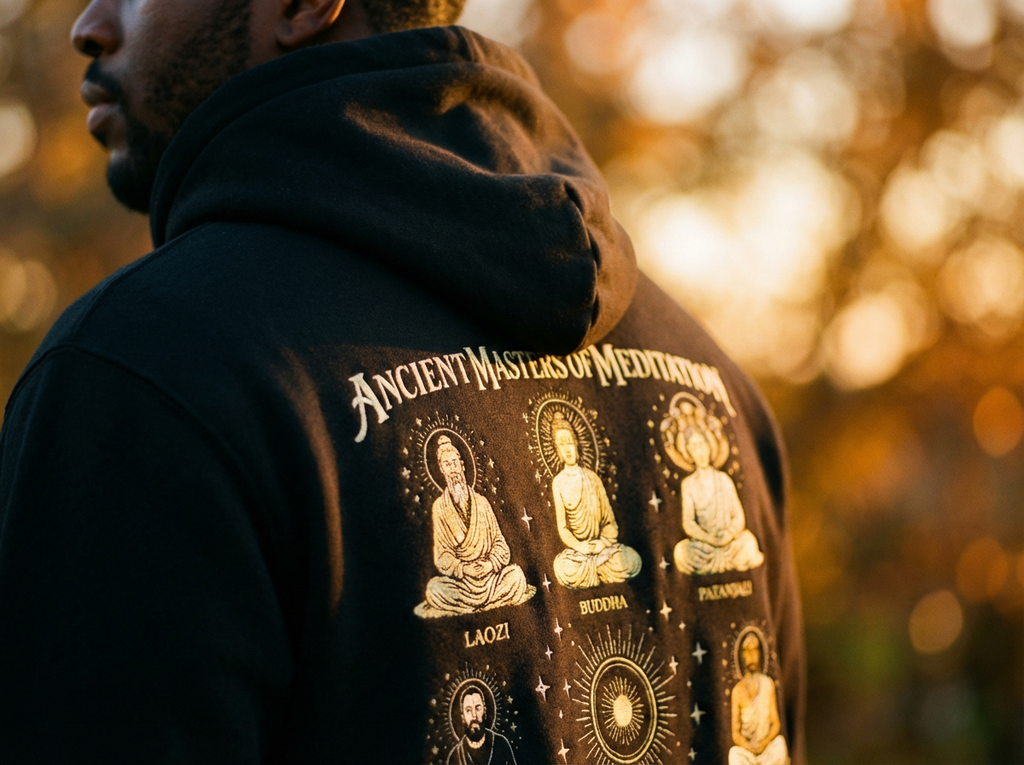 Circle of Light Heavyweight Hoodie — Ancient Masters